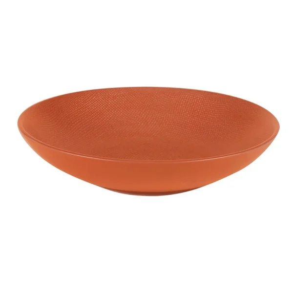 soldes pas cher Table Passion Assiette Calotte En Gres Terracotta D25cm – Vesuvio 3