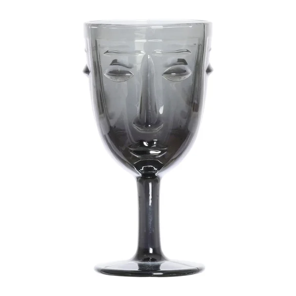 marque moins cher Opjet Verre à Pied Visage Noir 5