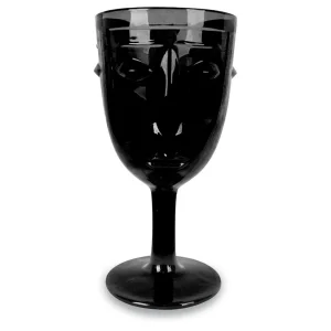 marque moins cher Opjet Verre à Pied Visage Noir 10