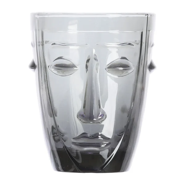 magasin pas cher Opjet Verre Gobelet Visage Noir 1