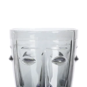 magasin pas cher Opjet Verre Gobelet Visage Noir 10