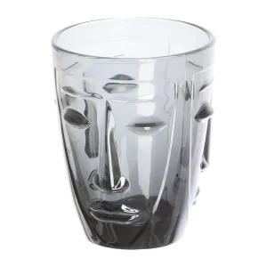 magasin pas cher Opjet Verre Gobelet Visage Noir 12