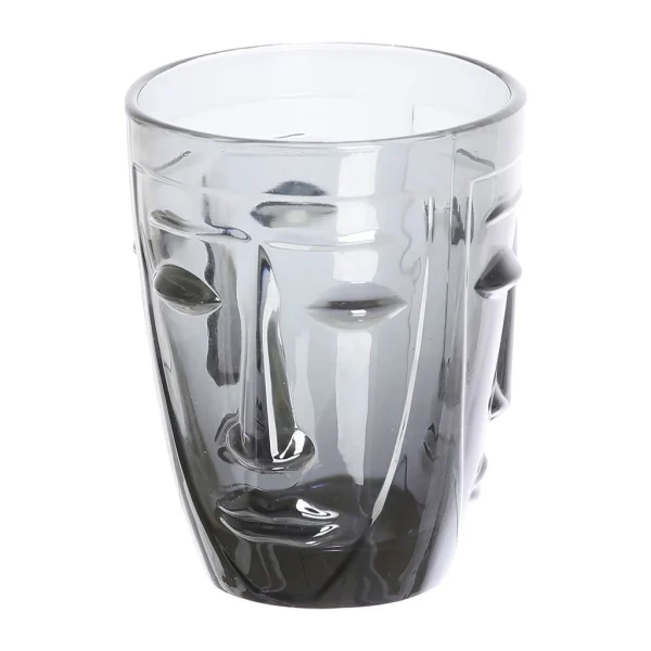 magasin pas cher Opjet Verre Gobelet Visage Noir 5