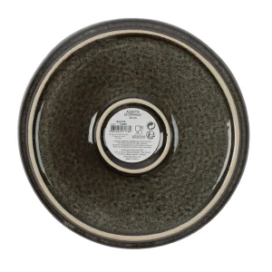 nouveau produit Home Déco Factory Assiette Plate En Grès Noir D26cm 10