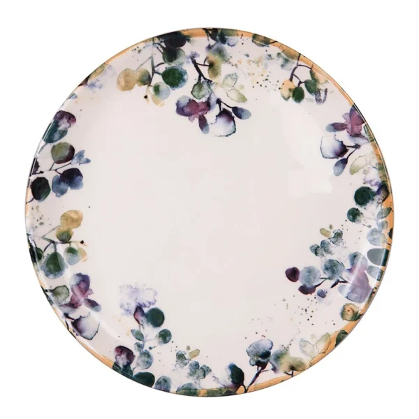 meilleur service Table Passion Assiette Plate En Faïence Blanc D27.5cm – Garden 1