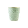 le grand escompte Chabi Chic Tasse Vert Amande, Liseré Doré D7.5xh7cm – Beldi Empreinte 10