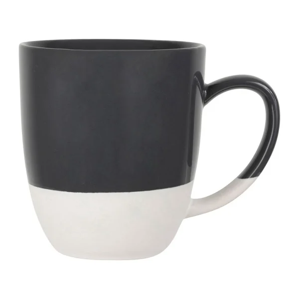 SEMA DESIGN Mug En Grès Blanc Et Gris – Blea marques pas cher 1