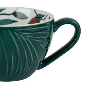 nouvelle saison SEMA DESIGN Tasse Cafe X6 Cof Pep’s Pop Emeraude Et Corail 10cl 10