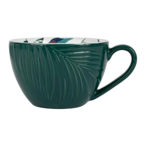 grande promotion SEMA DESIGN Tasse The Et Sous-tasse X4 Cof Pep’s Pop Emeraude Et Corail 25cl 11