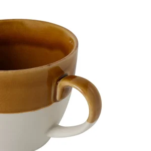 en ligne vente SEMA DESIGN Tasse En Grès Moutarde Et Blanc – Crakel 6