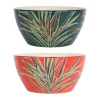 SEMA DESIGN Lot De 2 Saladiers En Grès Rouge Et émeraude – Tropic’art dernières 13