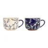 mode SEMA DESIGN Lot De 2 Tasses En Grès Indigo Et Blanc – Eterra 10