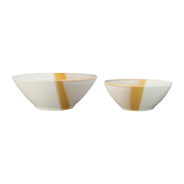 luxe soldes SEMA DESIGN Lot De 2 Coupes En Porcelaine Nude Et Blanc – Earth Notes 1