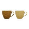 SEMA DESIGN Lot De 2 Tasses En Grès Brun Et Beige – Green Wash Large choix en ligne 10