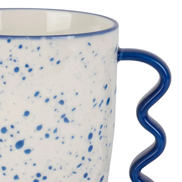 SEMA DESIGN Mug Bleu 37.5cl En Porcelaine – Funny marques de renommée 4