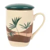 boutique pas cher SEMA DESIGN Tisanière Terracotta Et Vert En Porcelaine Avec Filtre 37.5cl – Sweet Leaves 13