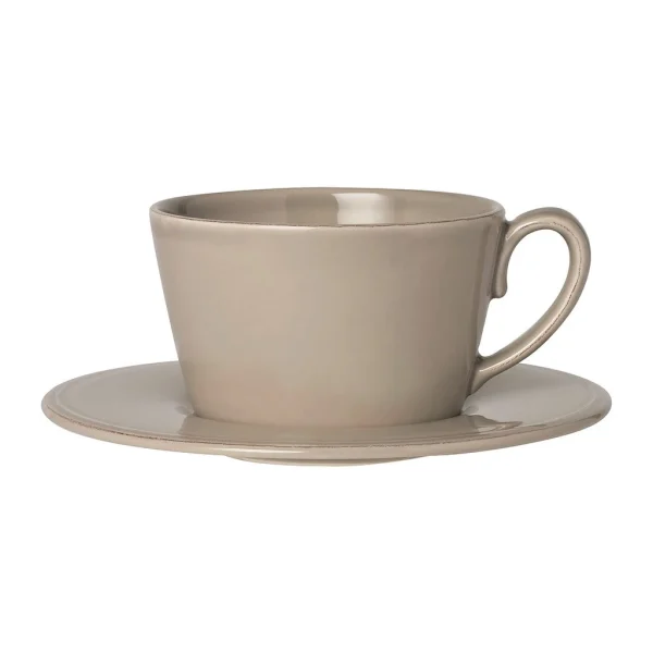 Côté Table Tasse Et Sous-tasse En Faience Mastic – Constance Couleurs variées 1